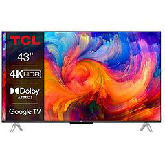 Tcl Tv Led 43p638 43 Ultra Hd 4k Smart Hdr Google Tv