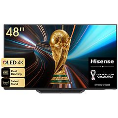 Hisense 48a87h tv 123,2 cm (48.5'') 4k ultra hd smart tv wi-fi nero, gr