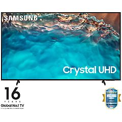 Samsung series 8 tv crystal uhd 4k 55'' ue55bu8070 smart tv wi-fi black