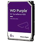Wd hard disk interno purple hdd 6 tb sata 6gb/s wd63purz