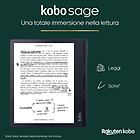 Kobo Rakuten Sage Lettore E-book Touch Screen 32 Gb Wi-fi Nero