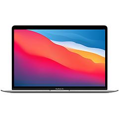 Apple macbook air 13, 13,3 pollici, processore m-series, 7-core gpu, 8 gb, ssd 256 silver
