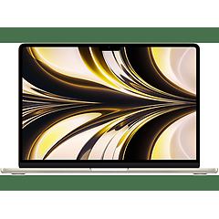 Apple macbook air mly13t, 13,6 pollici, processore , gpu 8-core, 8 gb, ssd 256 starlight