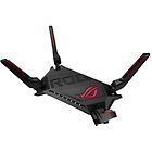 Asus gaming router gt-ax6000 dual-band wifi 6 vpn fusion, triple-level game acceleration nero