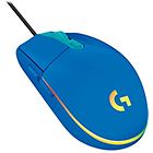 Logitech Mouse Gaming Gaming Mouse G203 Lightsync Mouse Usb Blu 910-005798