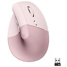 Logitech Mouse Lift Vertical Ergonomic Mouse Mouse Verticale Bluetooth, 2.4 Ghz 910-006478