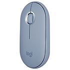Logitech mouse pebble m350 mouse bluetooth, 2.4 ghz grigio blu 910-005719