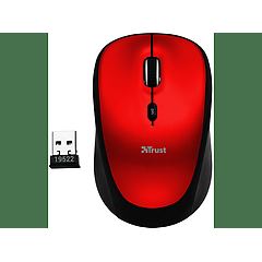 Trust mouse wireless mouse yvi mouse 2.4 ghz rosso 19522