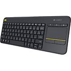 Logitech tastiera wireless touch keyboard k400 plus tastiera inglese 920-007143