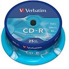 Verbatim cd cd-r extra protection cd-r x 25 700 mb supporti di memorizzazione 43432