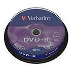 Verbatim dvd datalifeplus dvd+r x 10 4.7 gb supporti di memorizzazione 43498/10