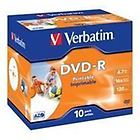 Verbatim dvd dvd-r x 10 4.7 gb supporti di memorizzazione 43521/10
