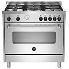 Lagermania cucina amn965gxt forno a gas piano cottura a gas 89.7 cm