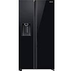 Samsung rs65r54422c frigorifero con congelatore cm. 92 h. 178 617 lt. vetro nero