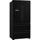 Smeg fq55fndf universale frigorifero con congelatore french door cm. 84 h. 183 lt. 539 nero lucido