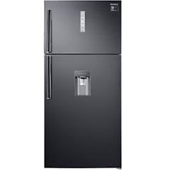 Samsung frigorifero rt62k7115bs doppia porta classe f 83.6 cm no frost acciaio inox nero