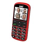 Saiet telefono cellulare magnum due rosso telefono con funzionalità gsm 13501060
