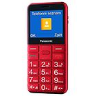 Panasonic telefono cellulare kx-tu155 rosso telefono con funzionalità gsm kx-tu155exrn