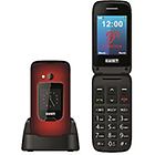 Saiet telefono cellulare scudotre+ rosso telefono con funzionalità gsm 13501106