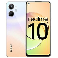 Realme smartphone 10 bianco 128 gb dual sim fotocamera 50 mp