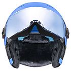 Uvex rocket jr. visor casco sci alpino bambino blue 5 (54-58 cm)