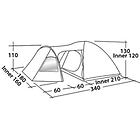 Easy Camp blazar 300 tenda da campeggio green