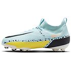Nike jr phantom gt2 mg scarpe da calcio multisuperfici bambino light blue/yellow 3y us