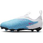 Nike jr. phantom gx academy fg/mg scarpe da calcio multisuperfici bambino white/blue 4y us