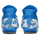 Nike superfly 7 academy fg/mg scarpe da calcio multiterreno light blue 6,5 us