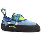 Evolv venga kid's scarpe arrampicata bambino blue/neon 11 us
