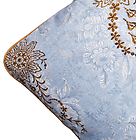 Trussardi cuscino decorativo 40x40 cm in raso di puro cotone gloves bordeaux