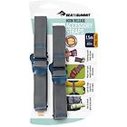 Sea To Summit accessory strap with hook release cinghie di compressione blue 20 mm x 1 m