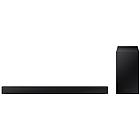 Samsung soundbar hw-b450/zf con subwoofer 2.1 canali 300w 2022, bassi