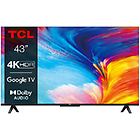 Tcl 43p635 p63 series 43p635 tv 109,2 cm (43") 4k ultra hd smart tv wi-fi nero