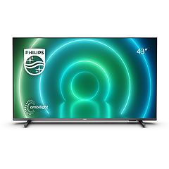 Philips tv led 43pus7906 ambilight 43 '' ultra hd 4k smart hdr android tv