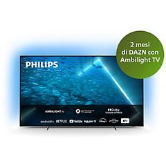 Philips oled ambilight tv 55'' android tv uhd 4k 55oled707, processore