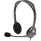 Logitech cuffie con microfono stereo headset h111