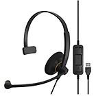 Sennheiser cuffie con microfono epos impact sc 30 usb ml con microfono nero