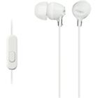 Sony auricolari con microfono mdr-ex15ap bianco