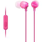 Sony auricolari con microfono mdr-ex15ap rosa