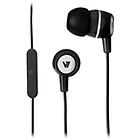 V7 auricolari con microfono stereo earbuds with inline microphone black