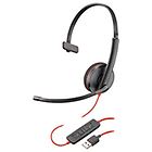 Plantronics poly blackwire c3210 usb-a cuffie con microfono 209744-22