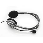 Logitech cuffia con microfono stereo headset h110