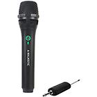 Majestic microfono mic-601w wireless 20 m nero