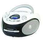 Majestic Mini Hi-fi Cassetta Cd Mp3 Ingresso Usb Bian Ah2387rmp3