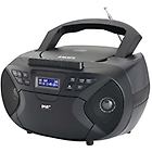 Majestic mini hi-fi ah-2430 radio dab lettore cassette cd nero