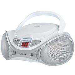 Majestic mini hi-fi portatile cd bianco ah1262rax