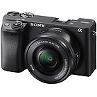 Sony Fotocamera A6400 Ilce-6400l Fotocamera Digitale Obiettivo Da 16-50mm Ilce6400lb.cec