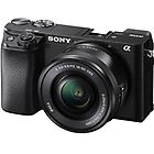 Sony Fotocamera A6100 Ilce-6100l Fotocamera Digitale Obiettivo Da 16-50mm Ilce6100lb.cec