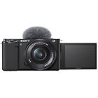 Sony Fotocamera A Zv-e10l Fotocamera Digitale Obiettivo Power Zoom 16-50 Mm Zve10lbdieu